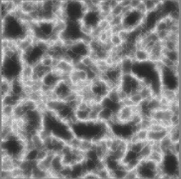 Ridged multi-fractal noise